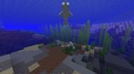 Dolphins can help you track down treasure maps in Minecraft (Image via Mojang)